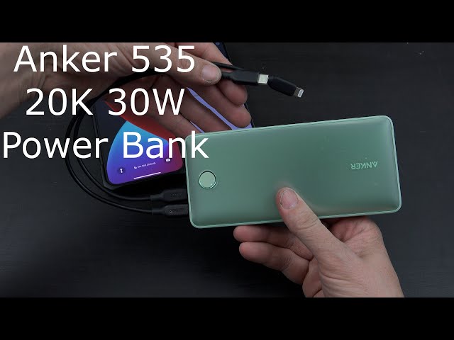 Anker 535 Power Bank (PowerCore 20K) with PD 30W Max Output