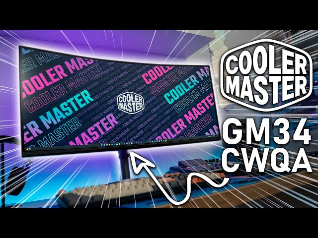 This CoolerMaster 34" Ultra Wide Gaming Monitor is AWESOME!