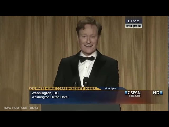 Conan O'Brien White House Correspondents' Dinner 2013, full monologue