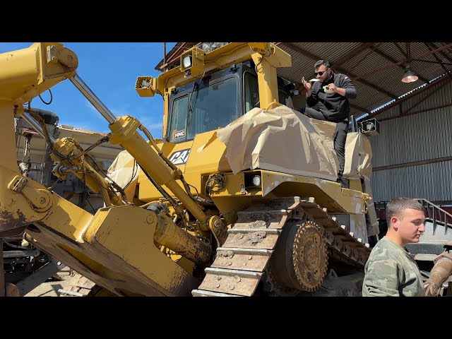 Repaint Parts Of Our Caterpillar D9T Bulldozer & Preparing For Next Project - Sotiriadis Mining - 4k