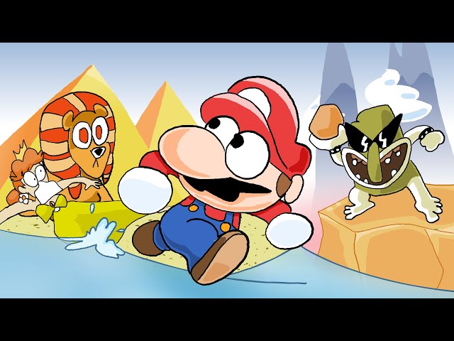 Super Mario Land in 7 minutes ANIMATED