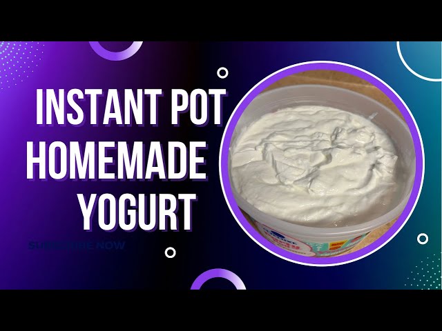 Homemade Yogurt in the Instant Pot