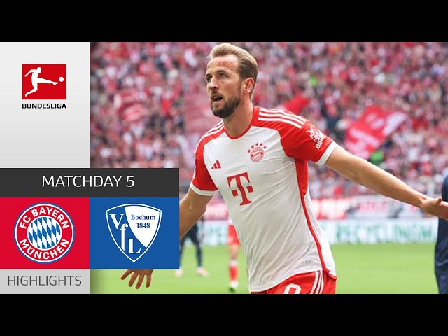 Hat-Trick-Harry & Bayern with 7-Goal-Gala | Bayern München - VfL Bochum | Highlights MD 5 Bundesliga