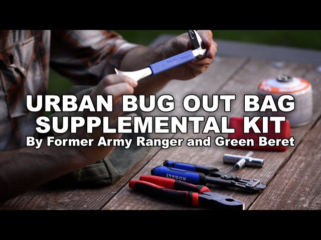 Urban Bug Out Bag Supplemental Kit | Gray Bearded Green Beret