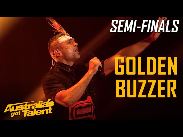 GOLDEN BUZZER - Mitch Tambo Makes AUSTRALIA PROUD | Semi Final | Australia's Got Talent 2019