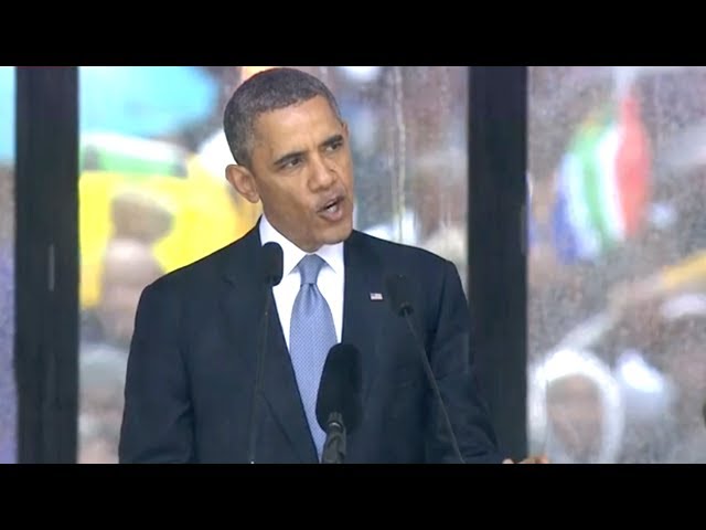 Obama's Complete Nelson Mandela Memorial Speech
