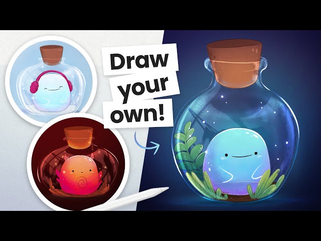 Learn How To Draw A Kawaii Monster 🤍 (Easy & Fun)