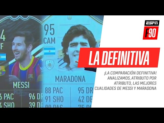 ¿Quién es mejor? ¡La comparación definitiva entre #Maradona y #Messi!