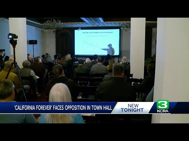 Support for California Forever's proposed new city not visible during 1st town hall
