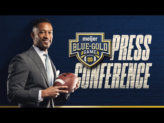 Marcus Freeman Blue-Gold Game Press Conference (4.22.23) | Notre Dame Football