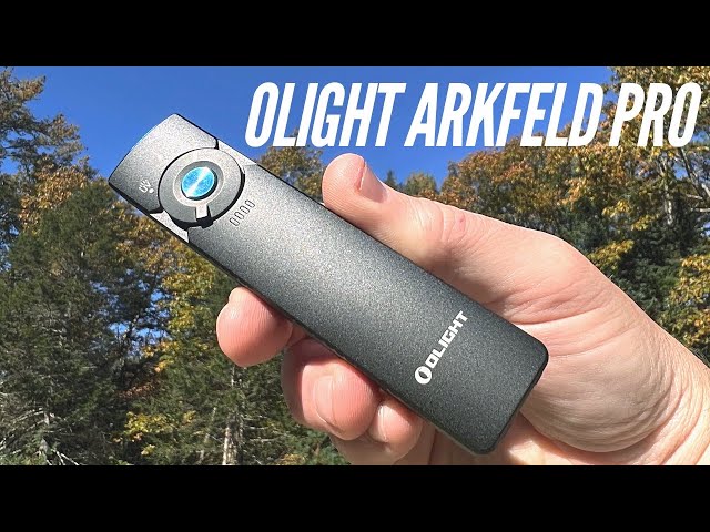 NEW Olight Arkfeld Pro: Regular LED + UV + Laser in 1 Flashlight