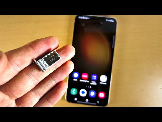 How To Insert SIM Card in Samsung Galaxy S23 Plus [Dual SIM Slot]