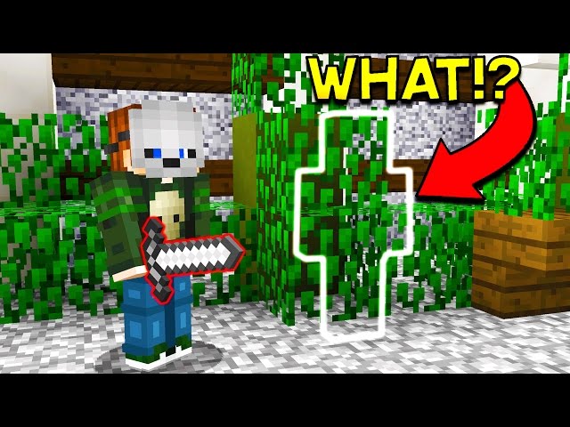 100% INVISIBLE MINECRAFT HIDING SPOT! (Murder Mystery)