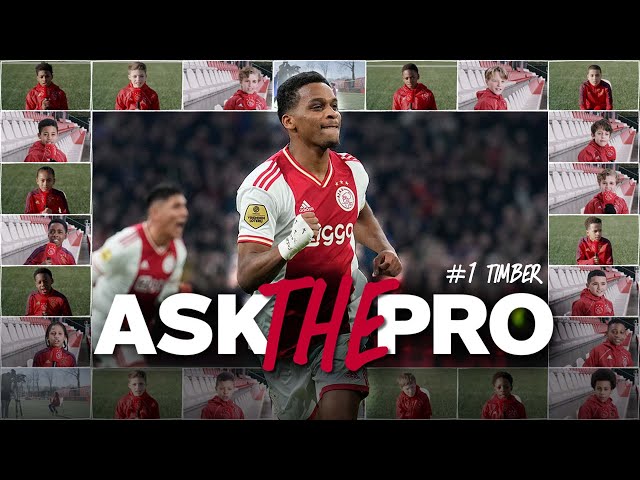 🎤👦 ASK THE PRO #1 ft. Jurriën Timber | 'Why do you play with tape around your hand?'