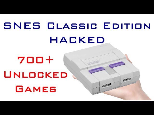 How to Add 700+ Games SNES Classic Edition Mini HACK