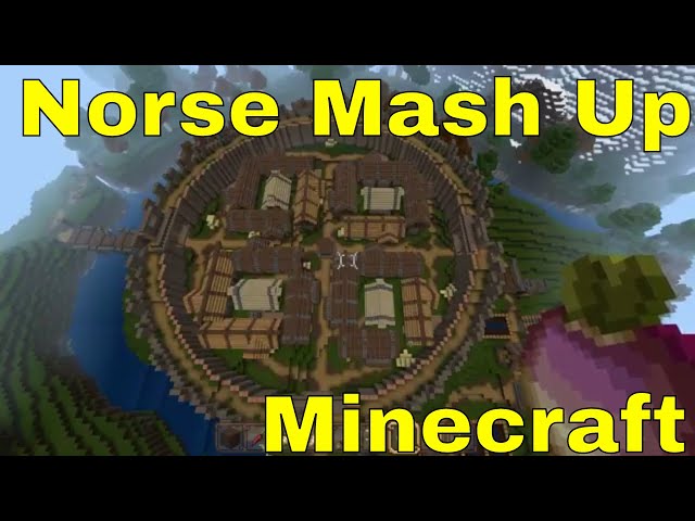 Norse Mythology Mash Up  -  World for Minecraft Windows 10 Edition - Live Stream
