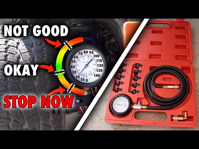 This is what it's telling you, how to use an oil pressure gauge
