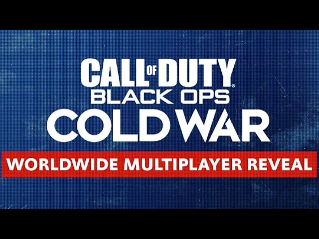 Black Ops Cold War Multiplayer Gameplay Reveal Livestream (Black Ops Cold War Multiplayer Trailer)