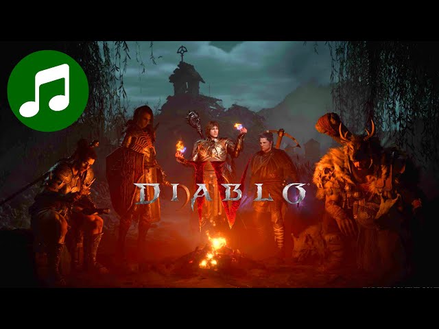 Relaxing DIABLO IV Music 🎵 1 HOUR Chill Mix From HELL ( OST | Soundtrack )