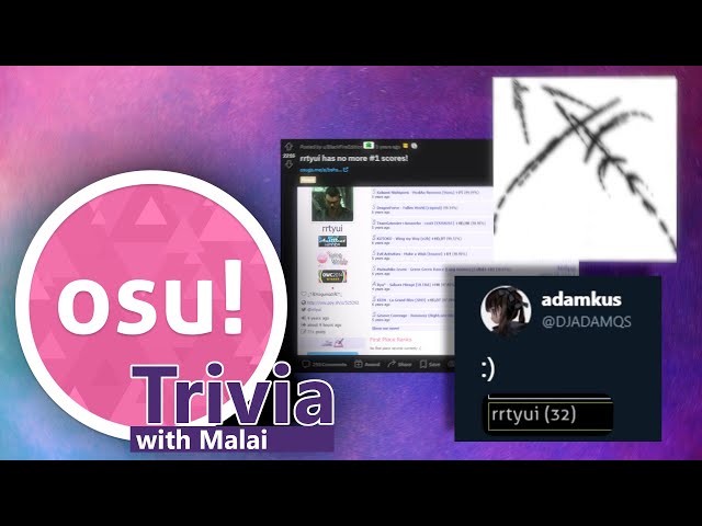 How rrtyui lost all of his number one scores? - osu!Trivia #shorts