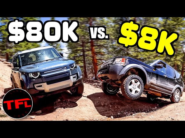 $8,000 Land Rover LR3 vs. $80,000 Defender: Which Is the BETTER Off-Roader?