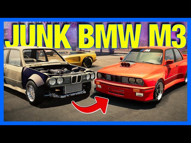 Fixing a Salvage BMW M3 in Car Mechanic Simulator 2021
