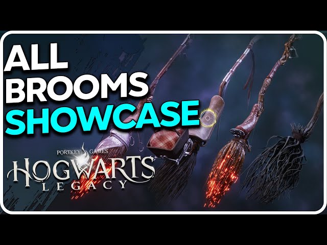 Hogwarts Legacy - ALL Brooms Showcase