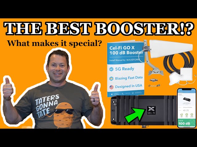 ✅ The Best Cell Booster - Cel-Fi Go X - The ONLY 100dB Gain Booster