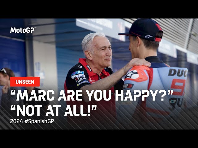 Marc Marquez & Gresini unmissable post race celebration! 😂 🎤 🎶 | 2024 #SpanishGP UNSEEN