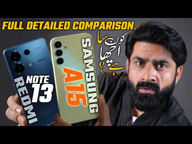 Samsung A15 Vs Redmi Note 13 | Full Detailed Comparison !!