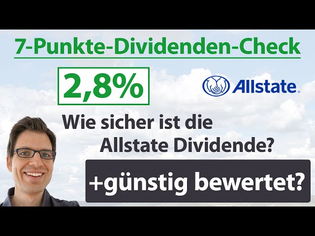 Allstate Aktienanalyse 2022: Wie sicher ist die Dividende? (+günstig bewertet?)