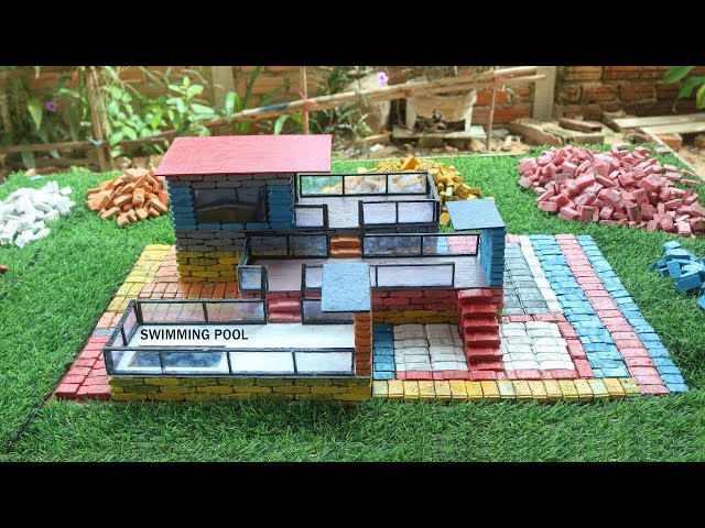 Bricklaying Model Ideas - How to Build a MINI Brick House | Complete Building