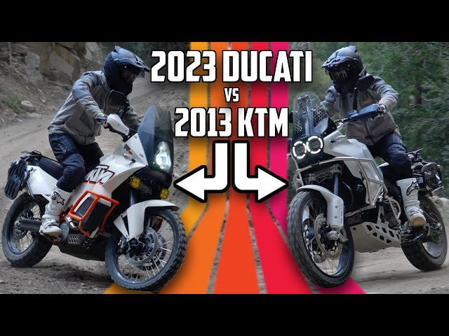 2023 Ducati Desert X vs 2013 KTM 990 Adventure - 10 Year Shootout! - Cycle News
