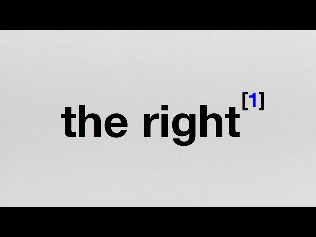 Endnote 1: What I Mean When I Say "The Right"
