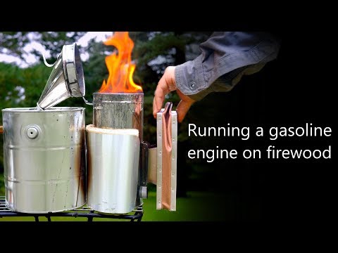 Running a Gasoline Engine on Firewood | Woodgas Biofuel