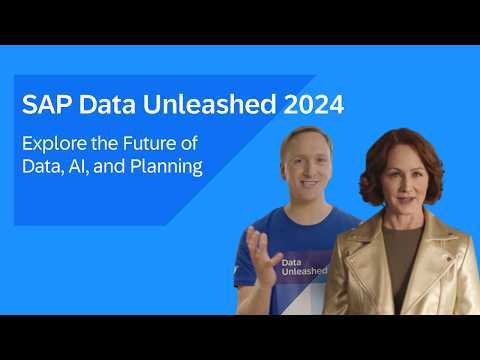 SAP Data Unleashed 2024 - Learn how to bring out your best with data, AI, and planning.
