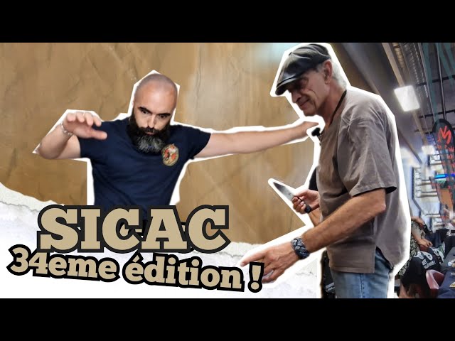 vlog #1 : SICAC 2023, CRASH-TEST aiguisage avec Fred PERRIN, couteau à 20000€, je pète un Tabouret !