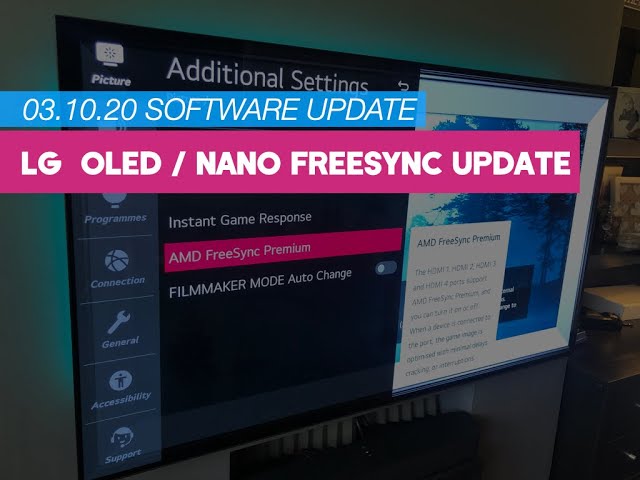 LG OLED FreeSync UPDATE is HERE BX CX GX | Bad News for C9 Owners (HDR Does Work)