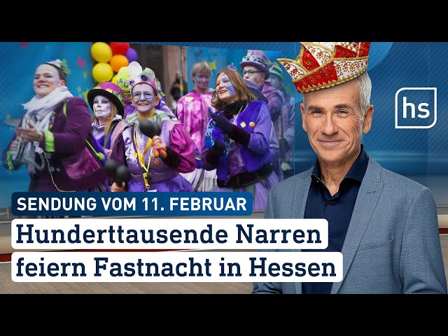 Hunderttausende Narren feiern Fastnacht in Hessen | hessenschau vom 11.02.2024