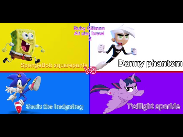 SpongeBob vs sonic vs twilight vs Danny phantom