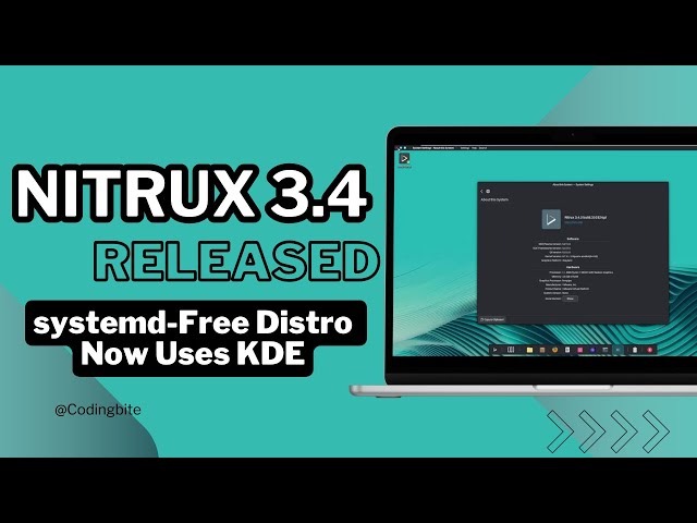 Nitrux 3.4 Released: The systemd-Free Linux Distro!