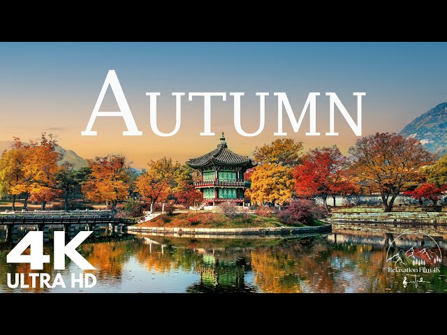 AUTUMN 4K - Scenic Relaxation Film with Peaceful Relaxing Music and Nature Video Ultra HD