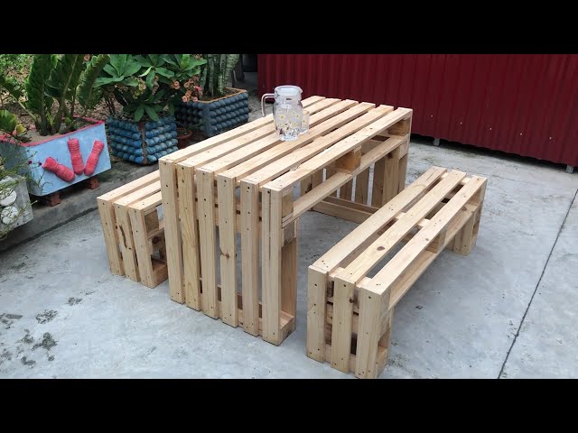 The Ultimate Pallet Outdoor Furniture - Beautiful and Convenient Patio Tables and Chairs