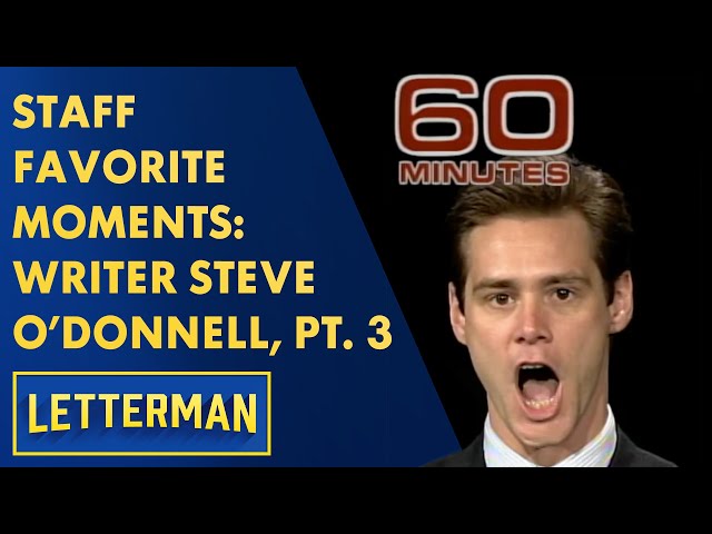 Staff Favorite Moments: Writer Steve O'Donnell, Part 3 | Letterman