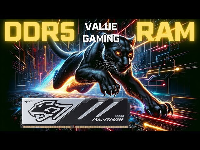 Gaming Memory PANTHER DDR5 6000Mhz Ram from Apacer