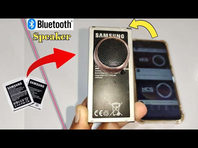 How To Make Bluetooth Speaker From Old Mobile Battery