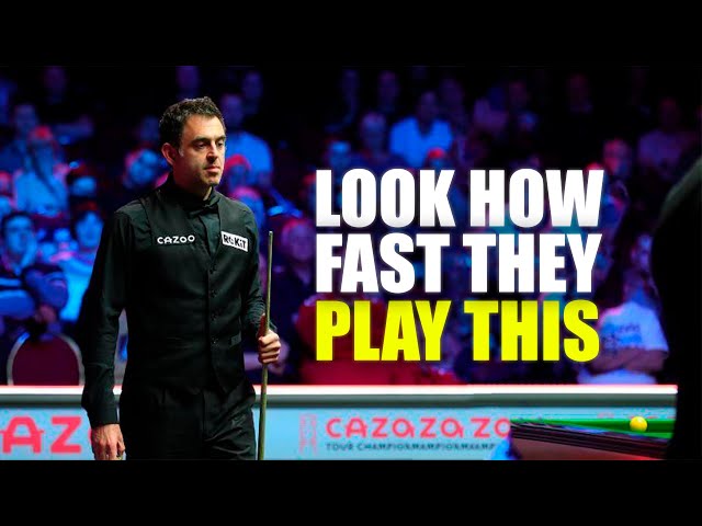 They don't doubt it for a second!! Ronnie O'Sullivan!