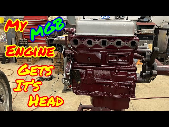 Mgb performance engine build…the cylinder head goes on