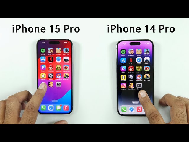 iPhone 15 Pro vs iPhone 14 Pro - SPEED TEST