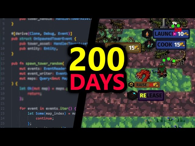 200 Days Of Game Development Progress